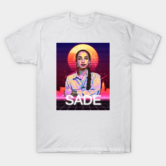 80's Poster Sade Adu T-Shirt by Suva